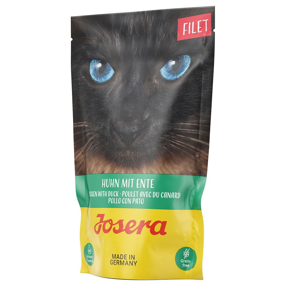 48 x 70g Filet Multipack, 3 Sorten Josera Katzenfutter nass