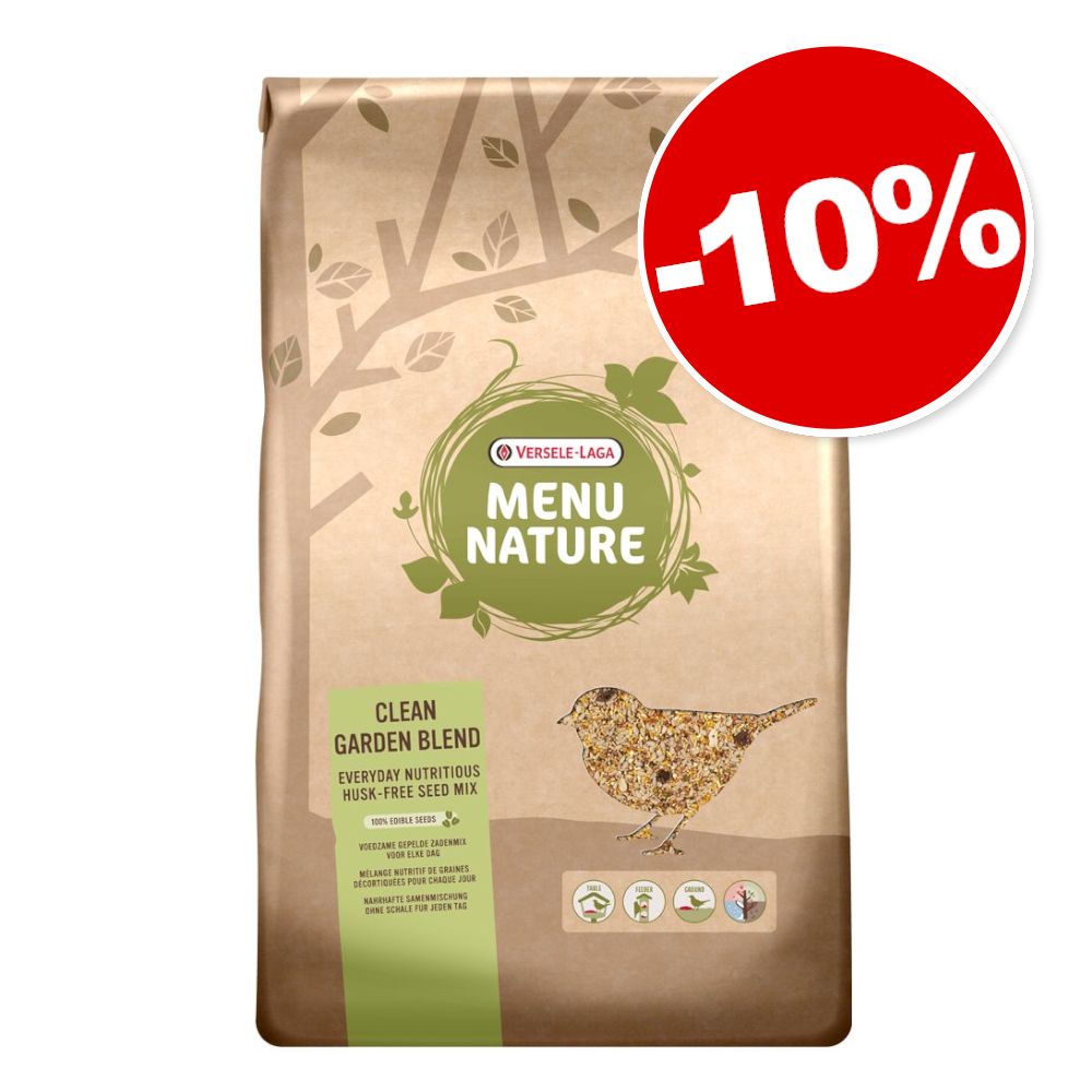 10kg Menu Nature Clean Garden Versele-Laga nourriture pour oiseaux sauvages