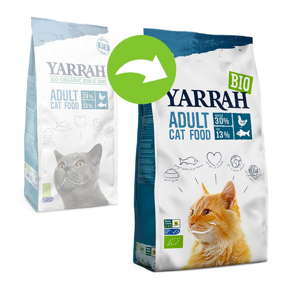 Yarrah Bio poisson pour chat - offre d'essai : 800 g