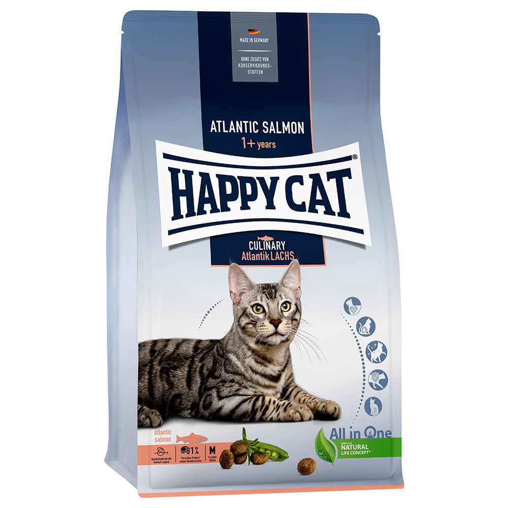 10 kg Culinary Adult Atlantik Lachs Happy Cat Katzenfutter trocken