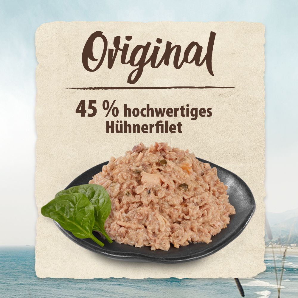 Purizon Original Adult 6 x 300 g.- Hühnerfilet mit Black Angus & Truthahn, Süßkartoffel und Cranberry
