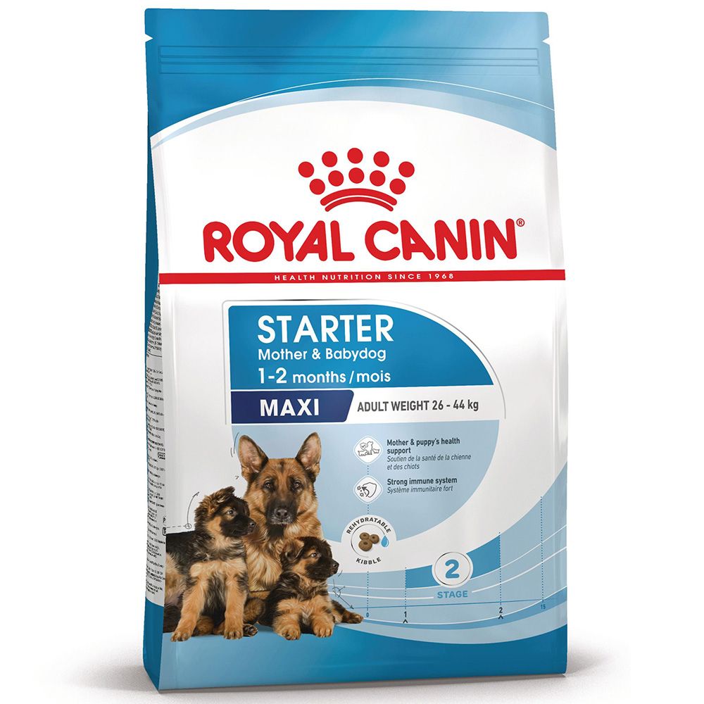 2x15kg Maxi Starter Mother & Babydog Royal Canin Hundefutter trocken