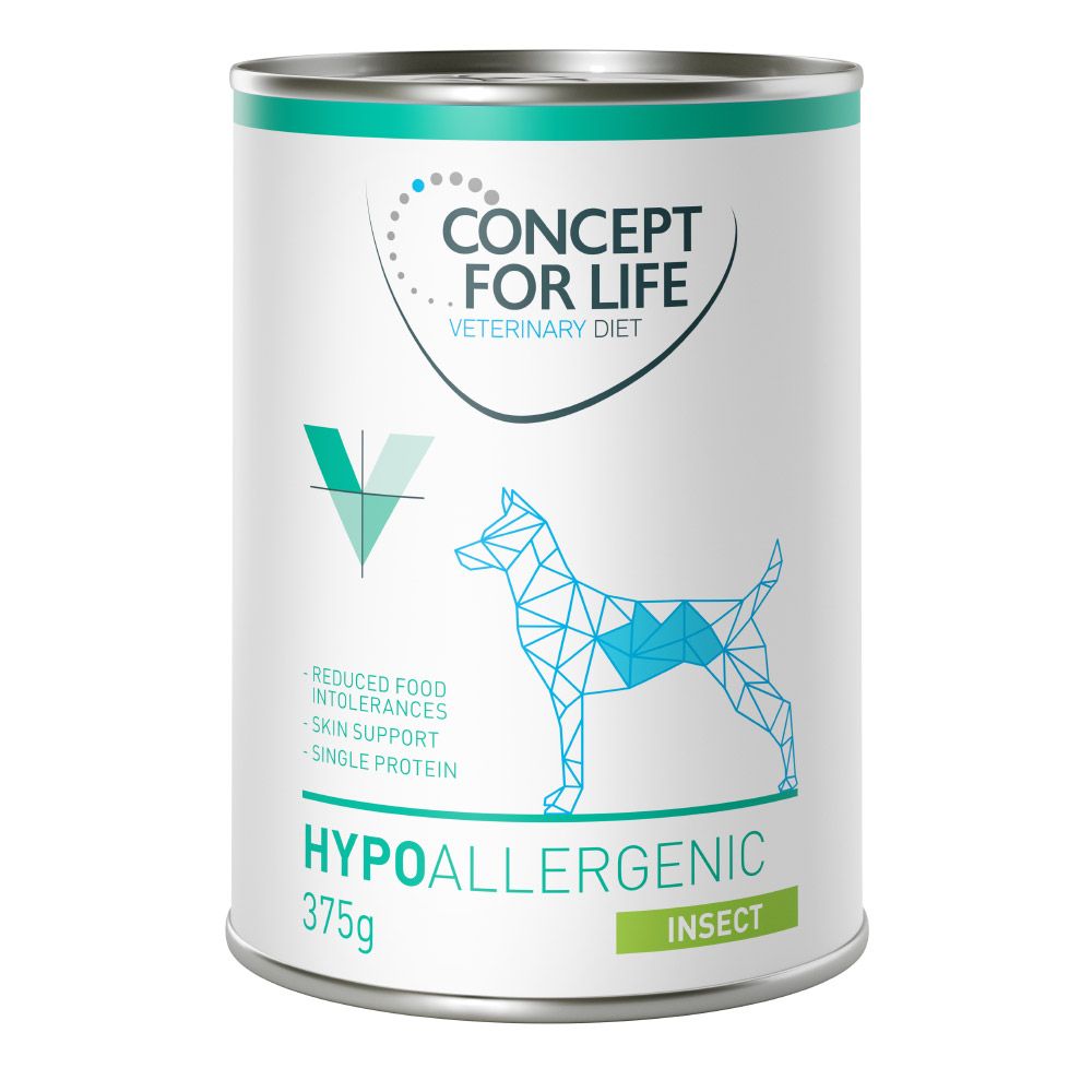 Concept for Life Veterinary Diet Hypoallergenic Insekten.- 12 x 375 g