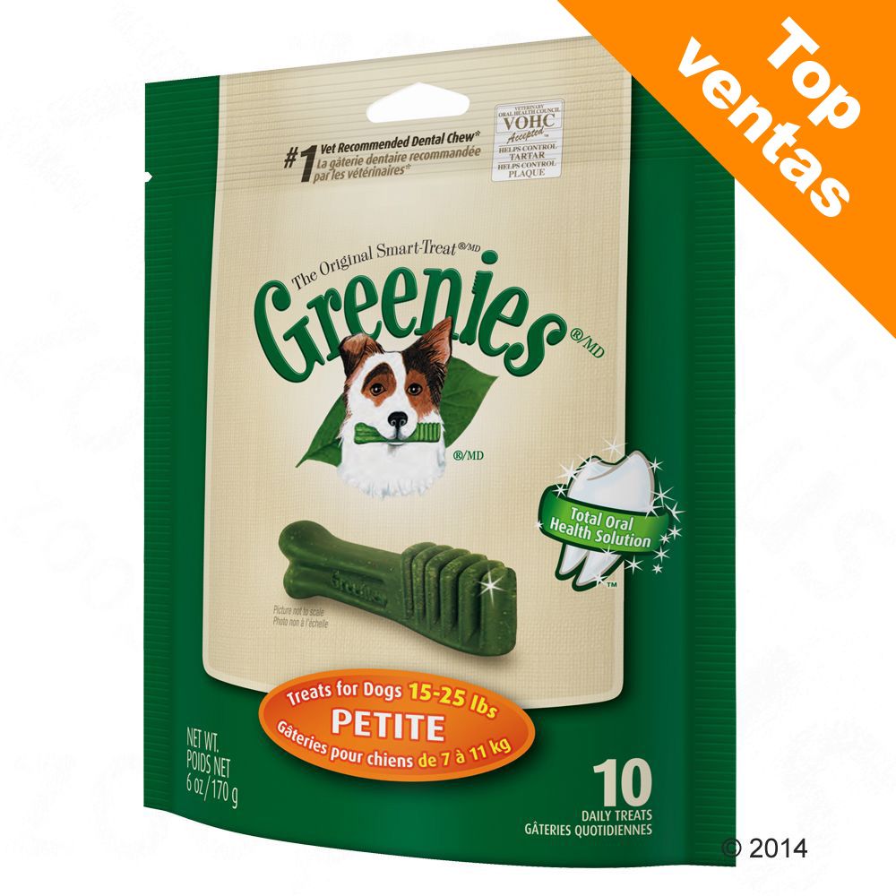 Image of Greenies snacks para el cuidado dental de perros pequeños - Petite: 170 g / 10 uds. 00642863102349