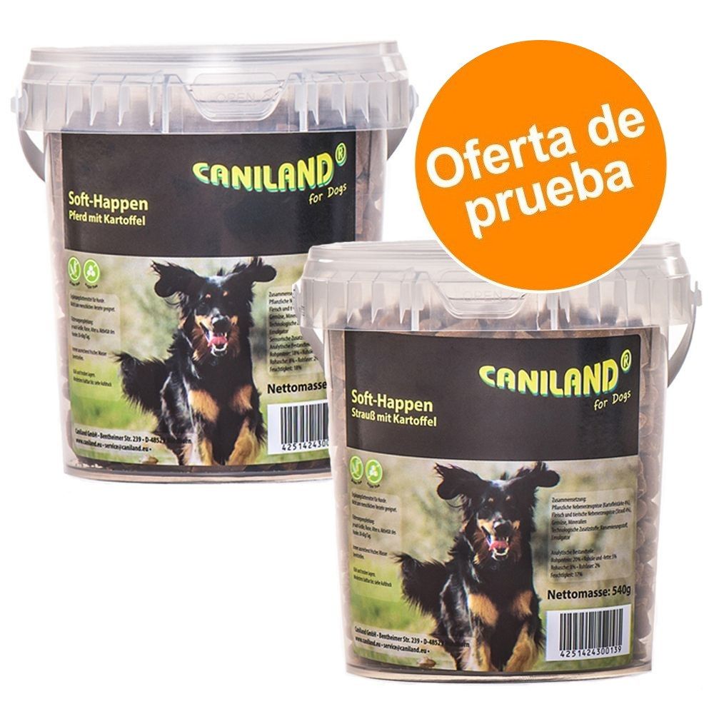 Image of Pack mixto: Caniland Soft bocaditos sin cereales 2 x 540 g - 2 x 540 g 04251424300139