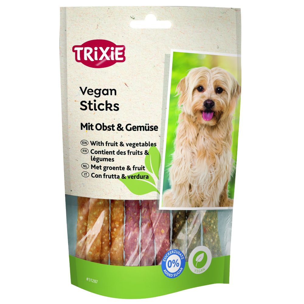 100g Trixie Vegan Sticks mit Obst & Gemüse Hundesnacks