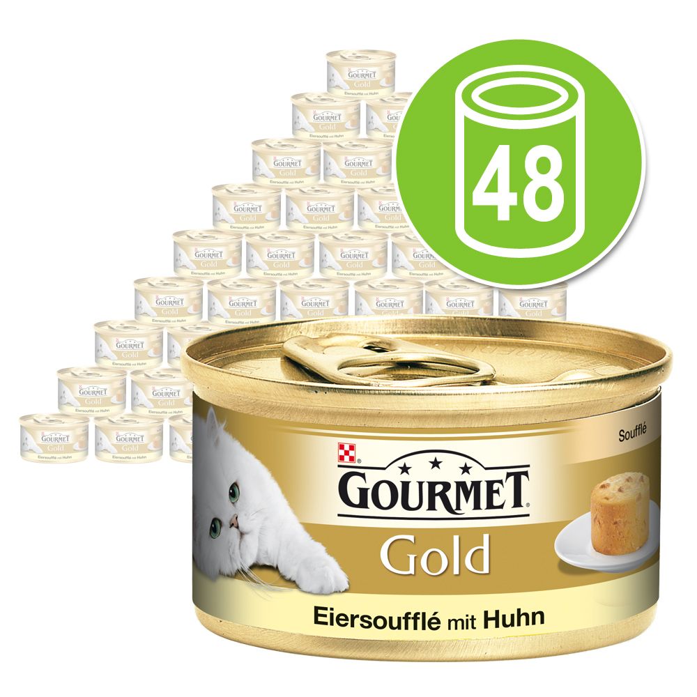 Image of Gourmet Gold Soufflé 48 x 85 g - Pack Ahorro - Pollo 07613031366347