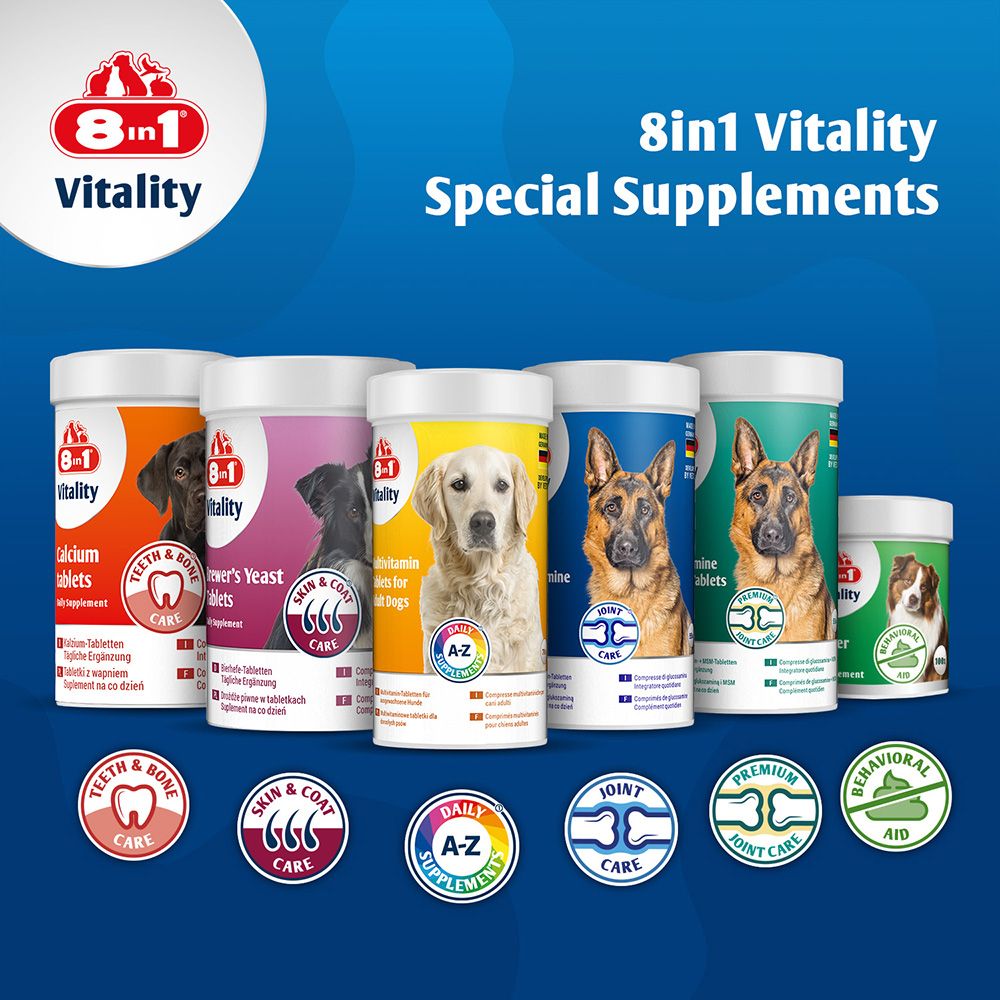 8in1 Vitality Glucosamin-Tabletten.- 55 Tabletten