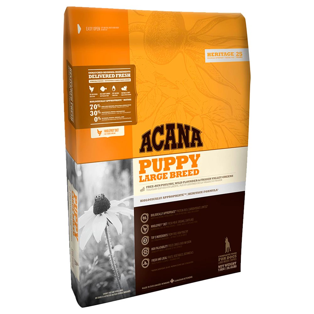 Image of Acana Puppy Large Breed Heritage pienso para perros - 11,4 kg 00064992501112