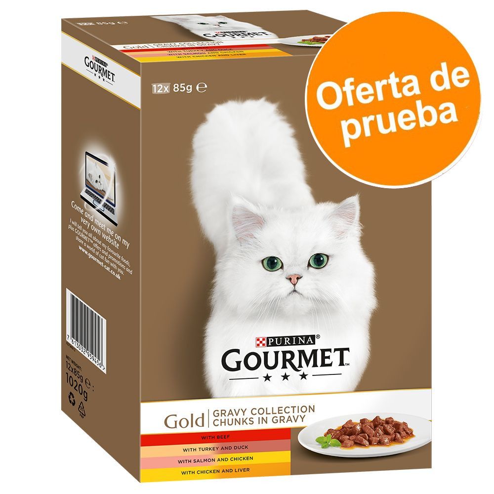 Image of Gourmet Gold Variado en latas 12 x 85 g - Pack de prueba - Doble Placer 07613035985674