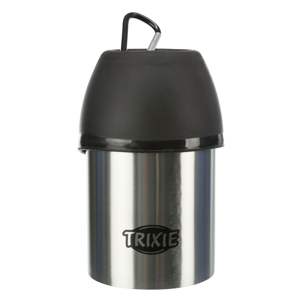 Botella de acero con bebedero Trixie Friends on Tour - 750 ml