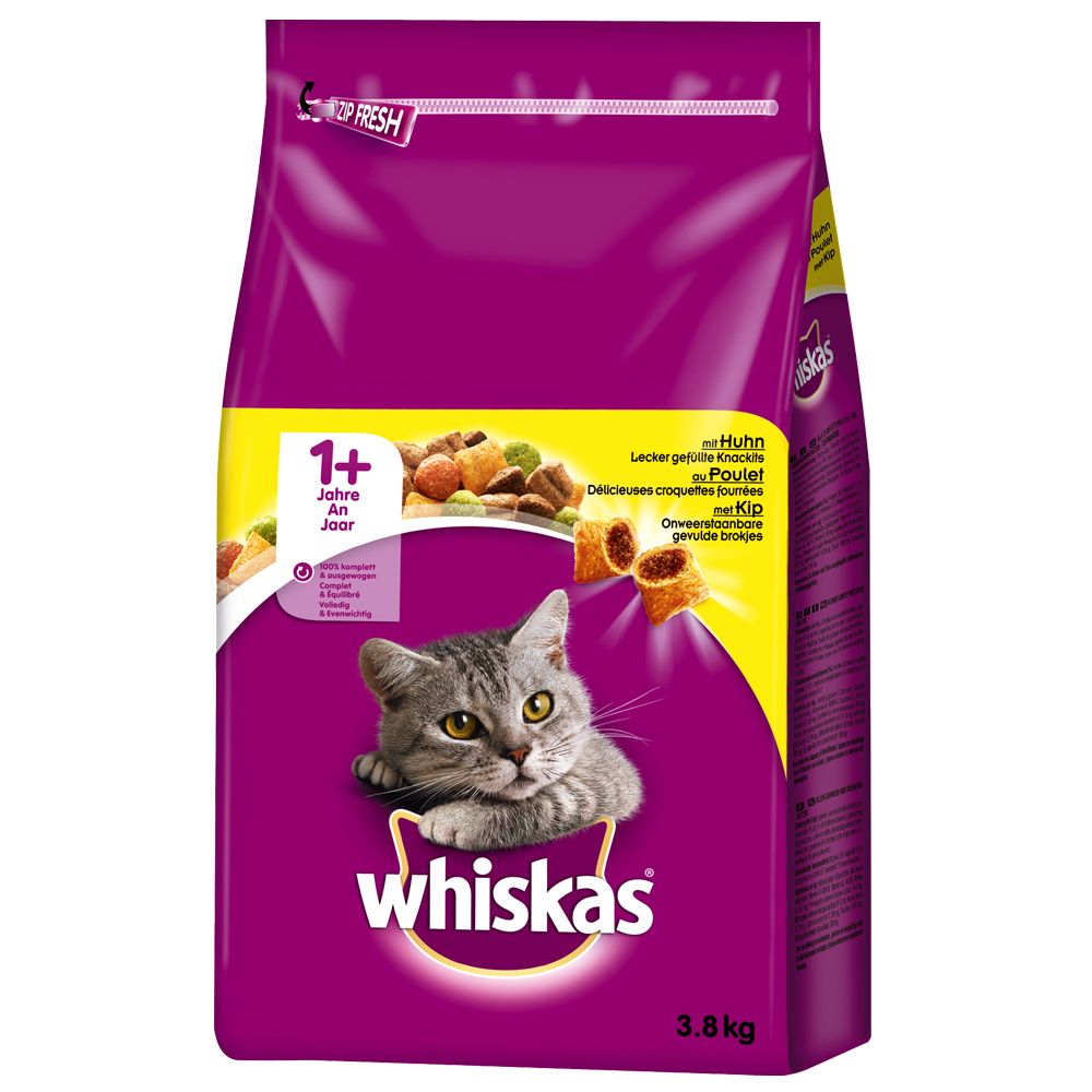 Whiskas 1+ Adult, poulet - lot % : 2 x 7 kg