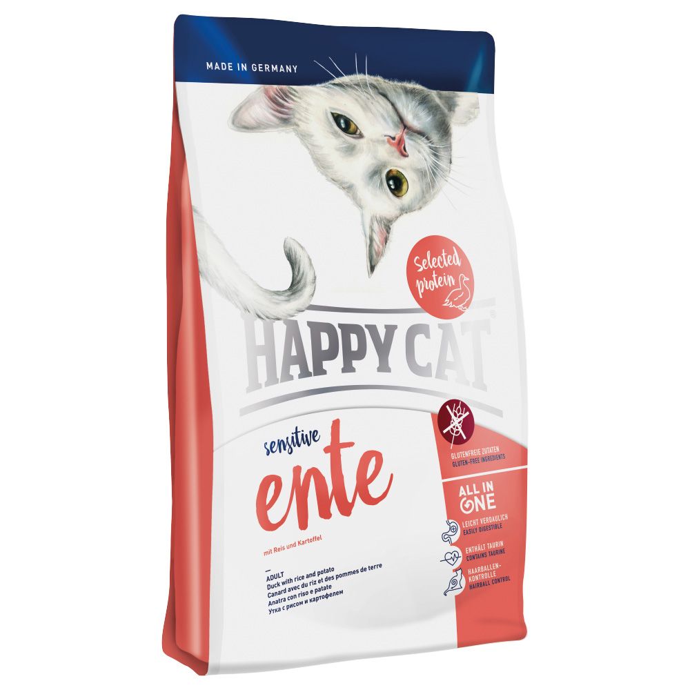 Happy Cat Sensitive Adult Duck Dry Food - 4kg