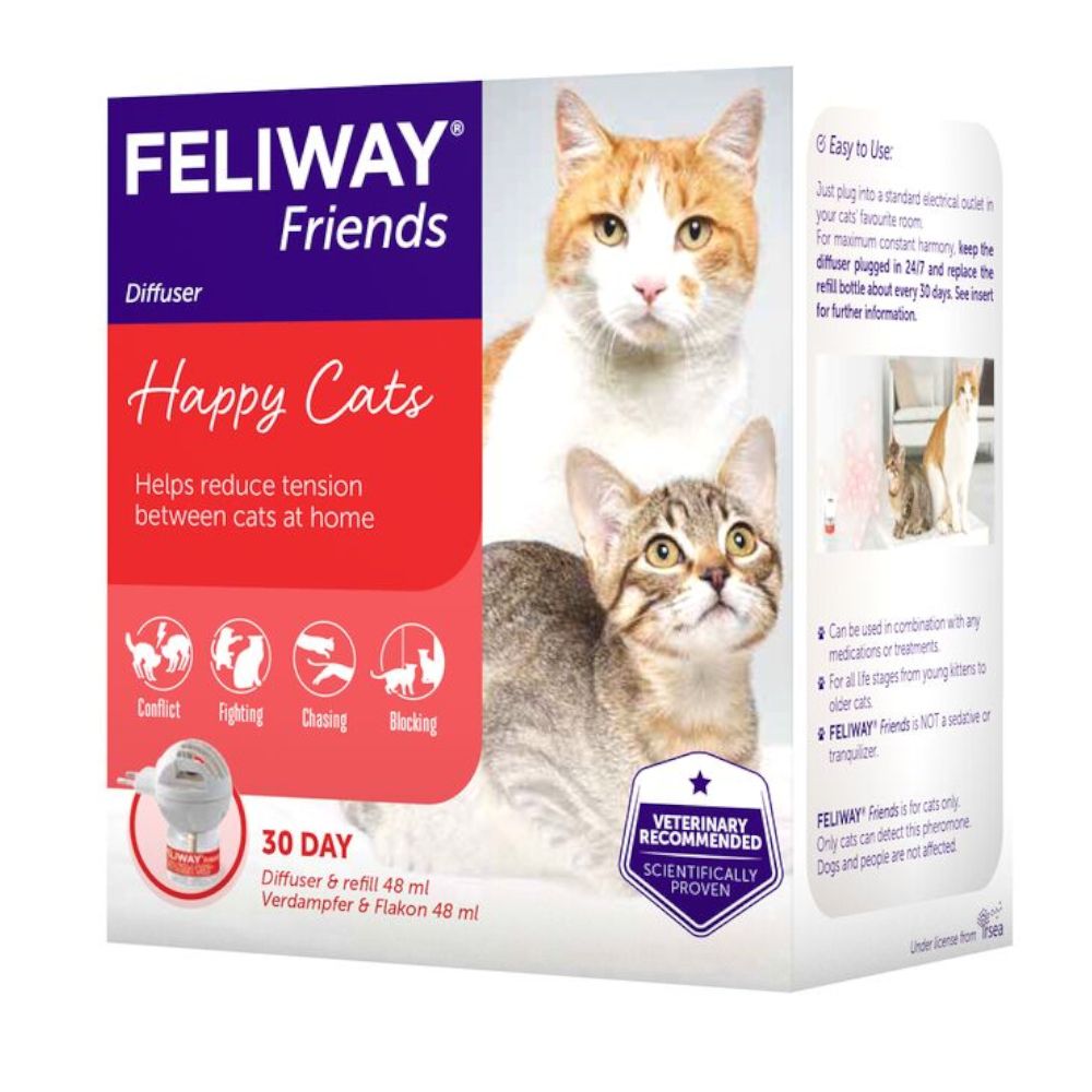 Feliway Friends.- Nachfüllflakon 3 x 48 ml (OHNE Verdampfer!)