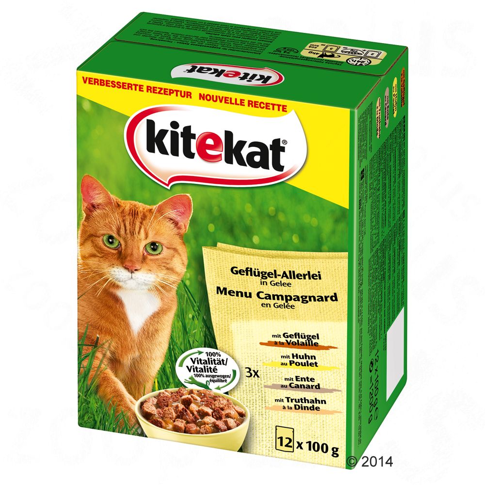 Image of Kitekat sobres frescos 12 x 100 g - Mercado mixto 04008429023255