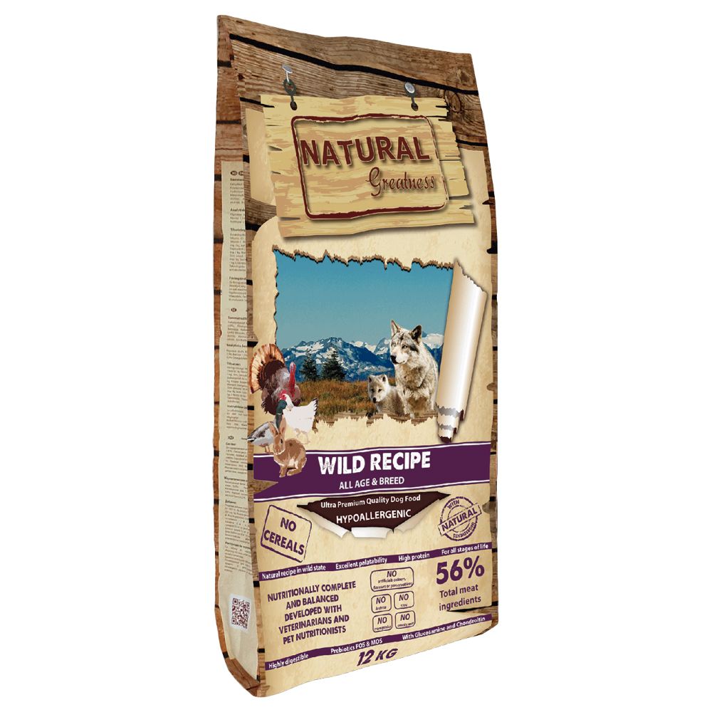 Image of Natural Greatness Wild con conejo y aves - 12 kg 00837654992357