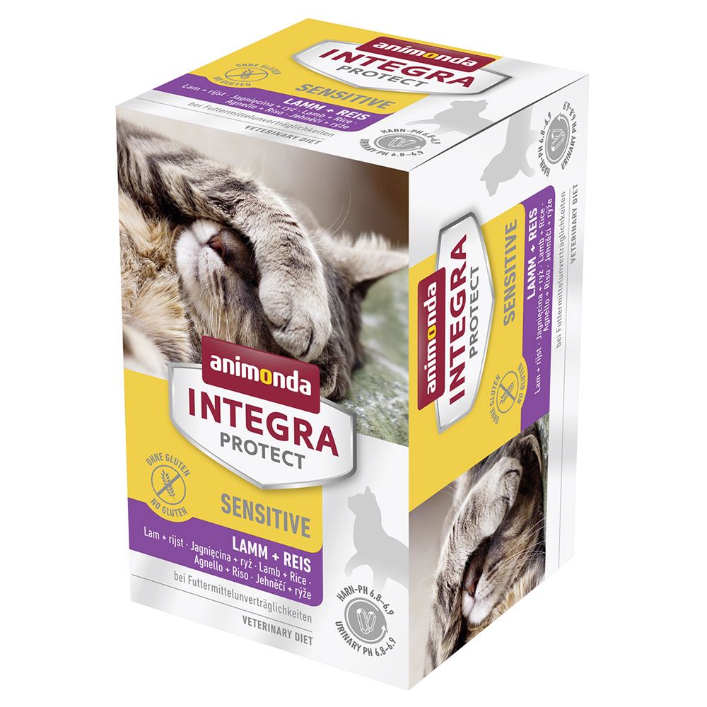24 x 100g Sensitive Mix, 4 Sorten animonda Integra Protect Katzenfutter nass