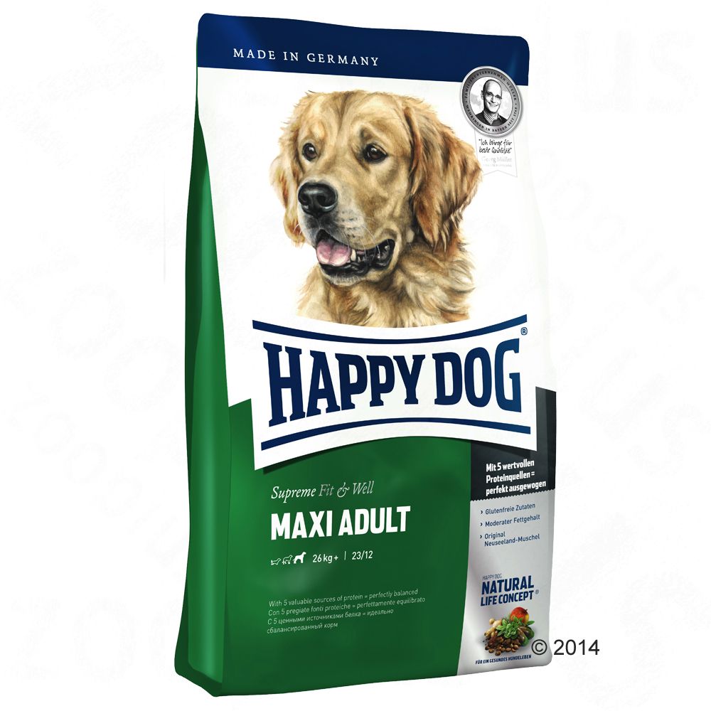 Image of Happy Dog Supreme Fit & Well Maxi Adult - 15 kg 04001967015683