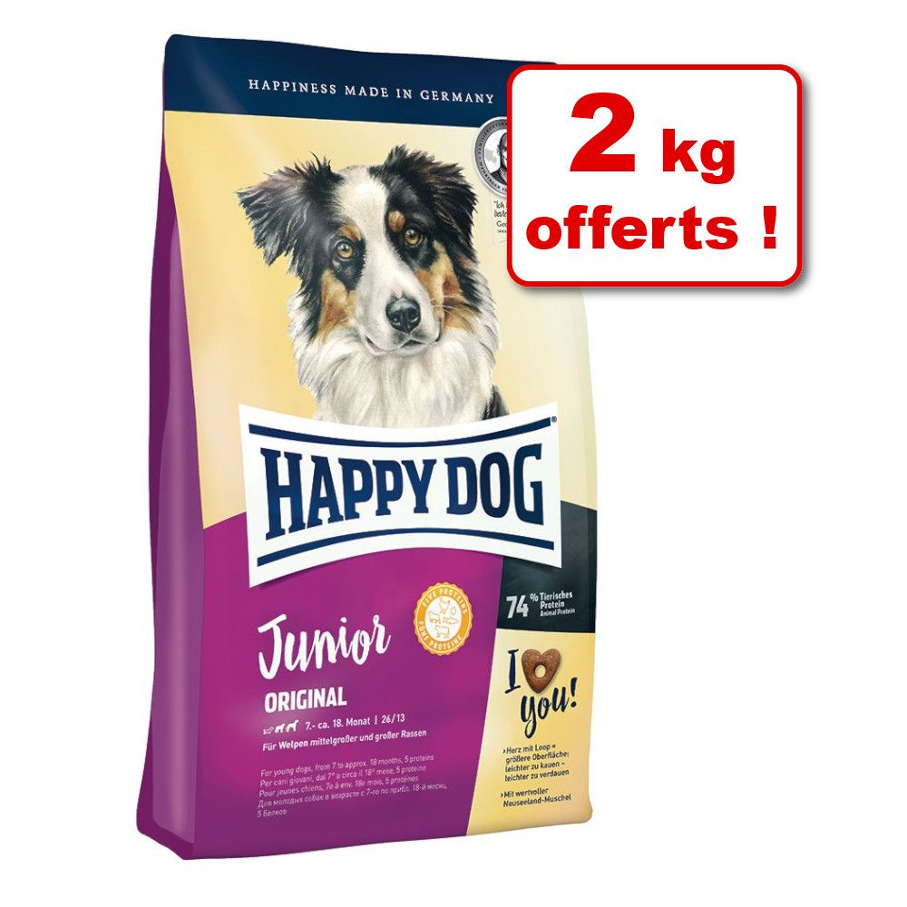 Croquettes Happy Dog Supreme 8 kg + 2 kg offerts ! - Junior Original
