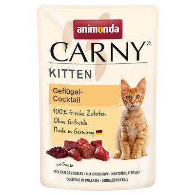 Megapakiet Animonda Carny Kitten, 24 x 85 g - Koktajl drobiowy