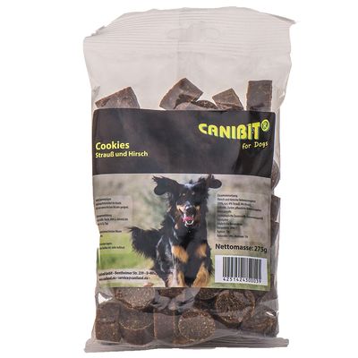 Image of Caniland Cookies mit Strauss- und Hirsch (Canibit) - 275 g