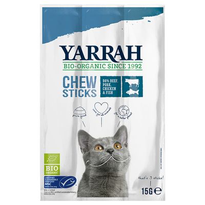 - Yarrah Bio Katzensnack Kaustangen mit Fisch Yarrah Bio Katzensnack Kaustangen mit Fisch