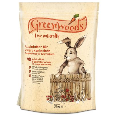 Greenwoods Dwergkonijnenvoer Dubbelpak 2 X 3 Kg greenwoods small animals kopen in de aanbieding Greenwoods Dwergkonijnenvoer Dubbelpak 2 X 3 Kg greenwoods small animals kopen in de aanbieding