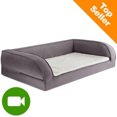 Zooplus Exclusive 115 X 70 X 32Cm Orthopedische Hondensofa Grijs zooplus exclusive kopen in de aanbieding Zooplus Exclusive 115 X 70 X 32Cm Orthopedische Hondensofa Grijs zooplus exclusive kopen in de aanbieding
