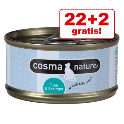 22 2 24 X 70 G Cosma Nature Natvoer Kippenborst Tonijn cosma kopen in de aanbieding