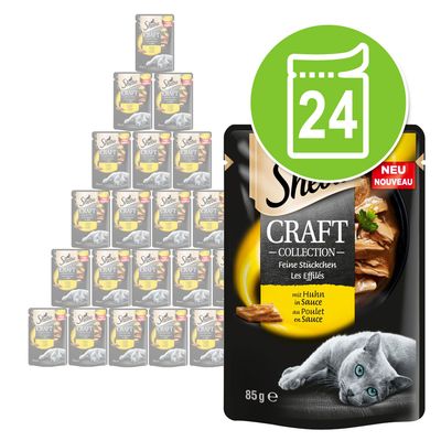 Sheba Kattenvoer Craft Collection Pack 24 X 85 G Kip sheba kopen in de aanbieding