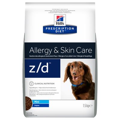 - Hill's Prescription Diet z/d Mini Allergy & Skin Care Hundefutter Original Hill's Prescription Diet z/d Mini Allergy & Skin Care Hundefutter Original