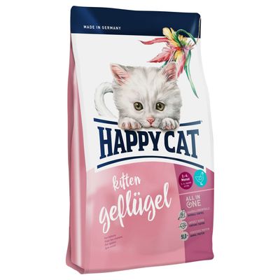 Happy Cat Supreme Kitten Gevogelte Kattenvoer Dubbelpak 2 X 4 Kg happy cat supreme kopen in de aanbieding