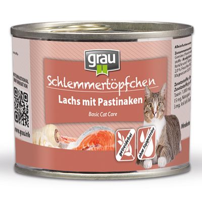 - Grau Schlemmertöpfchen getreidefrei 6 x 200 g Grau Schlemmertöpfchen getreidefrei 6 x 200 g