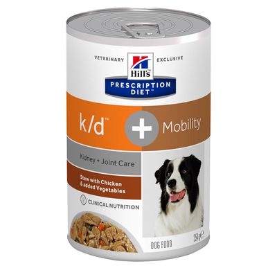 - Hill's Prescription Diet k/d + Mobility Ragout mit Huhn für Hunde Hill's Prescription Diet k/d + Mobility Ragout mit Huhn für Hunde