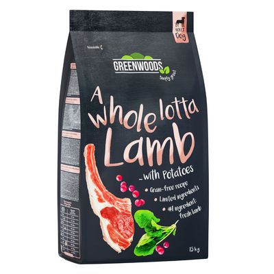 - Greenwoods Lamm mit Kartoffeln, Spinat und Cranberries Greenwoods Lamm mit Kartoffeln, Spinat und Cranberries