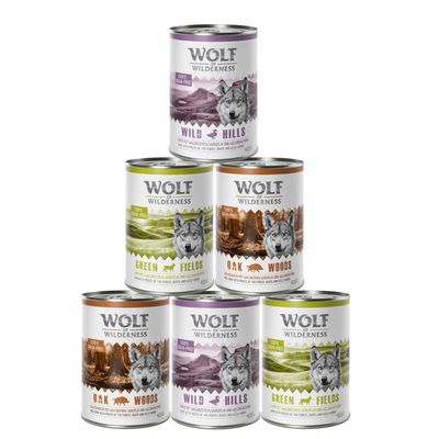 - Wolf of Wilderness Adult Lamm, Ente, Wildschwein - Mixpaket Wolf of Wilderness Adult Lamm, Ente, Wildschwein - Mixpaket