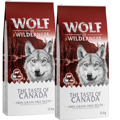 - Sparpaket Wolf of Wilderness "The Taste of" 2 x 12 kg Sparpaket Wolf of Wilderness "The Taste of" 2 x 12 kg