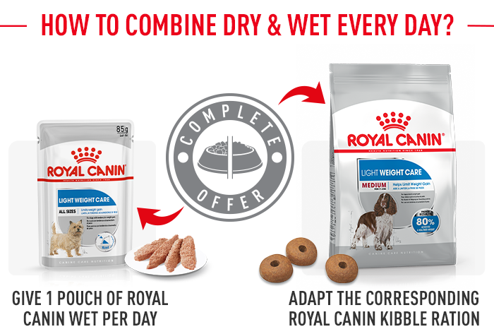 Royal canin medium light weight sale