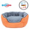 Letto per cani ThermoSwitch® Memory Foam Santorini arancione - S: L 45 x P 38 x H 20 cm