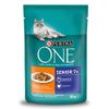 Purina ONE Senior 7+  - 6 x 85 g con Pollo e Fagiolini