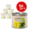 Feringa Menù alla carne Kitten 6 x 200 g Alimento umido per gatti - Pollo con zucca ed erba gatta
