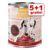 5 + 1 gratis! 6 x 800 g zooplus Classic - con Manzo