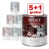 5 + 1 gratis! 6 x 400/ 800 g Wolf of Wilderness The Taste Of - 6 x 400 g Mix: 2x Canada, 2x Scandinavia, 2x Mediterranean