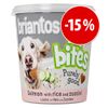 Prezzo speciale! 3 x 100 g Briantos FitBites - Anatra con bieta rossa & fiocchi d'avena