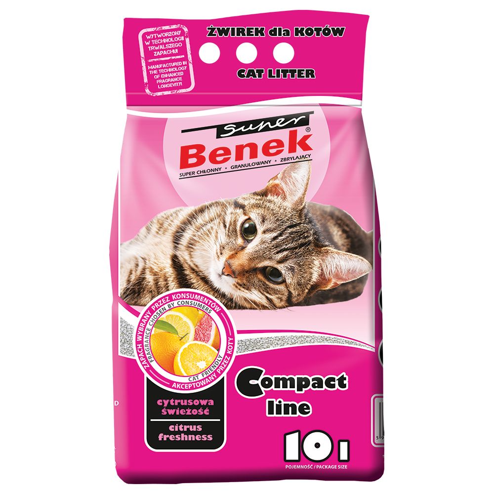 Super Benek Compact Citrus Freshness.- 25 l (ca. 20 kg)
