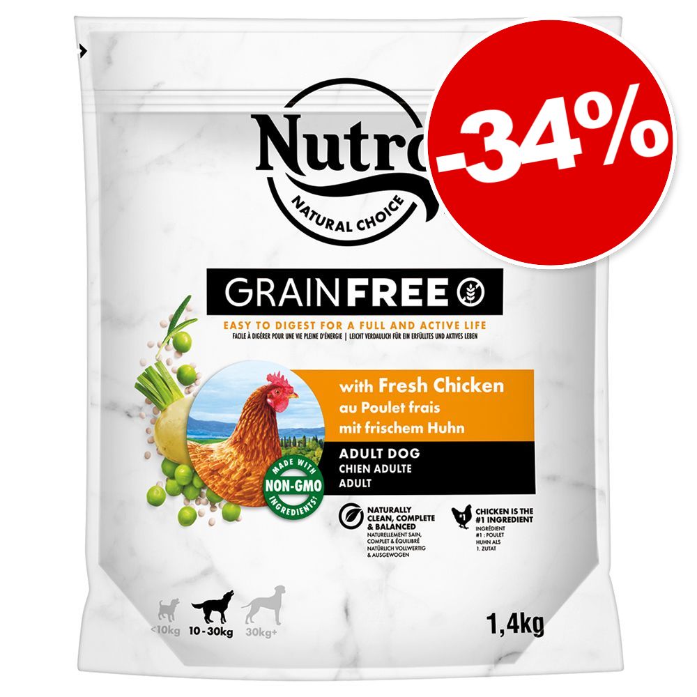 Croquettes Nutro 2 x 1,4 kg : 34 % de remise ! - Adult