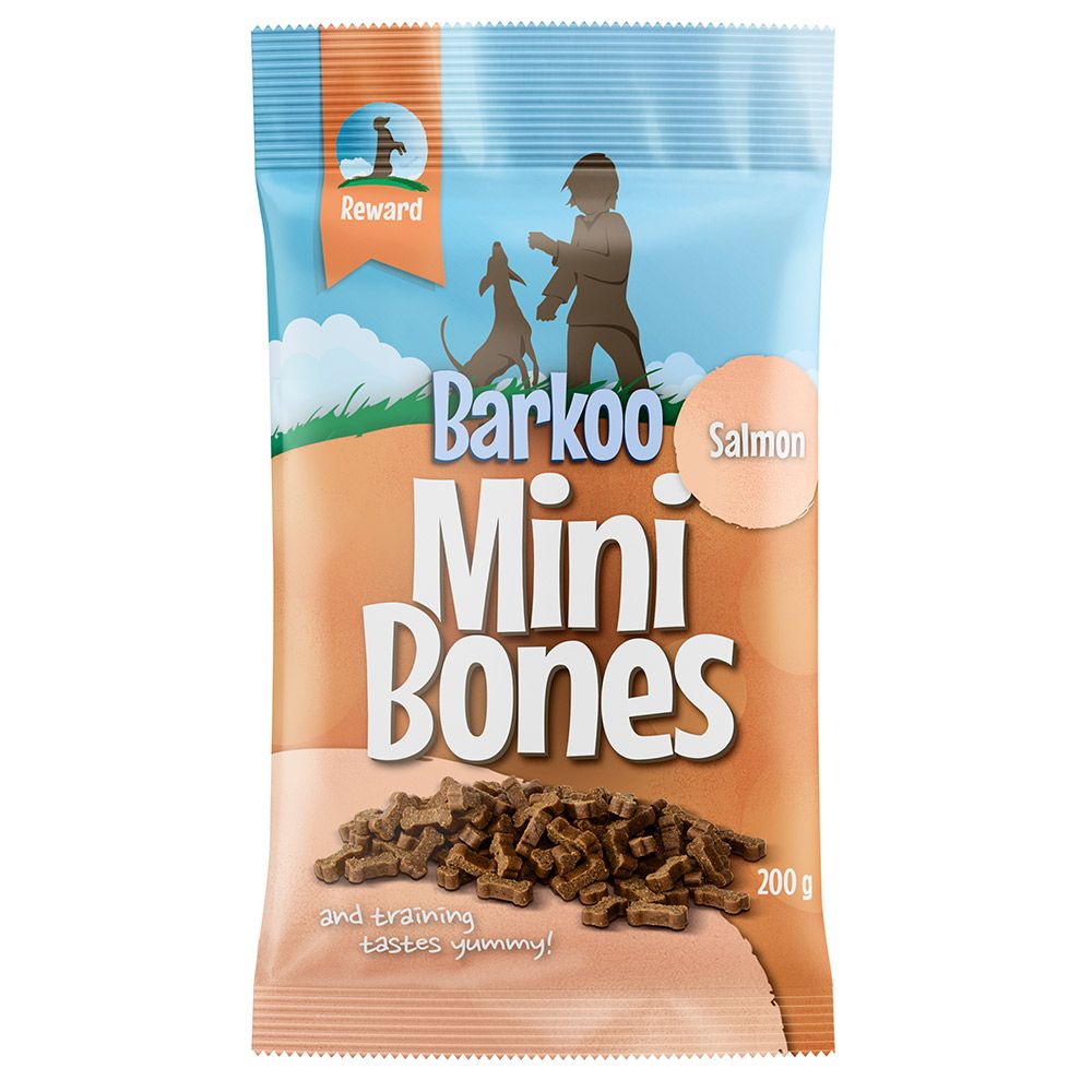 Barkoo Mini Bones Saver Packs - Salmon (4 x 200g)