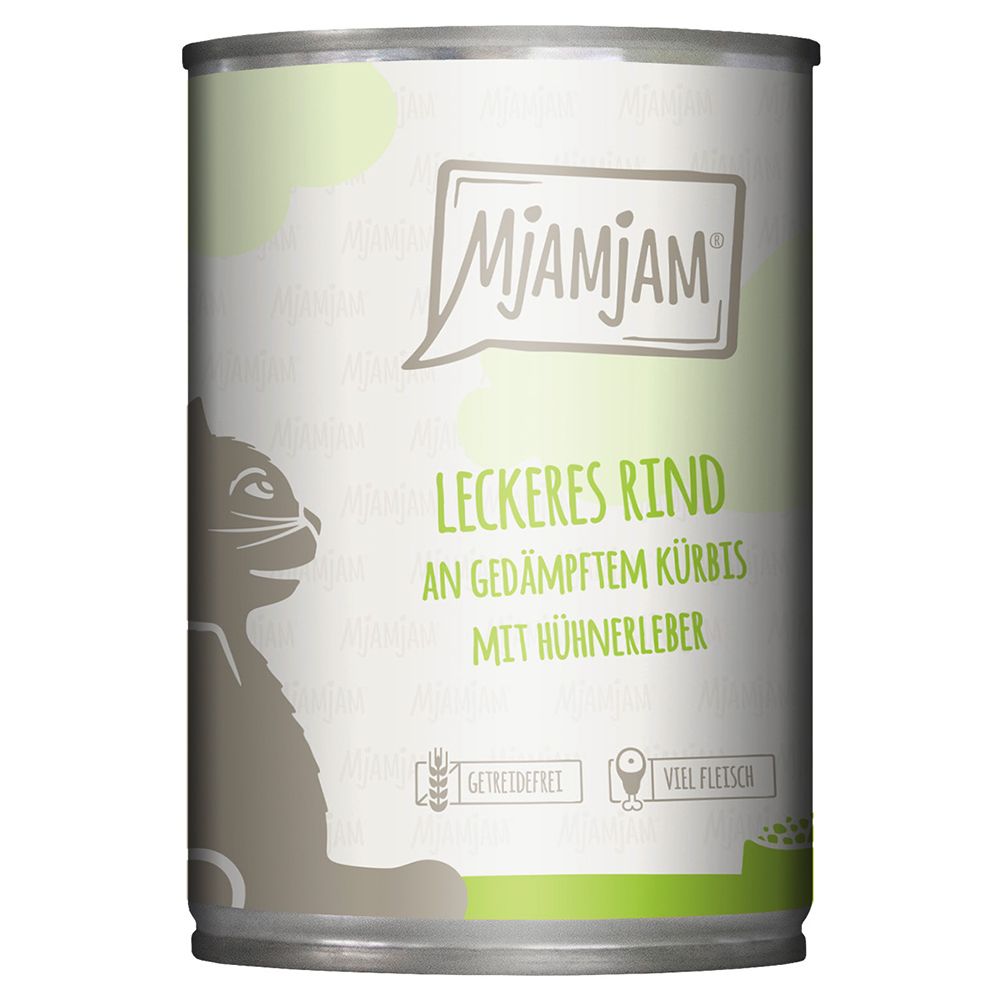 MjAMjAM 6 x 400 g.- zarte Ente und Geflügel an leckeren Möhrchen