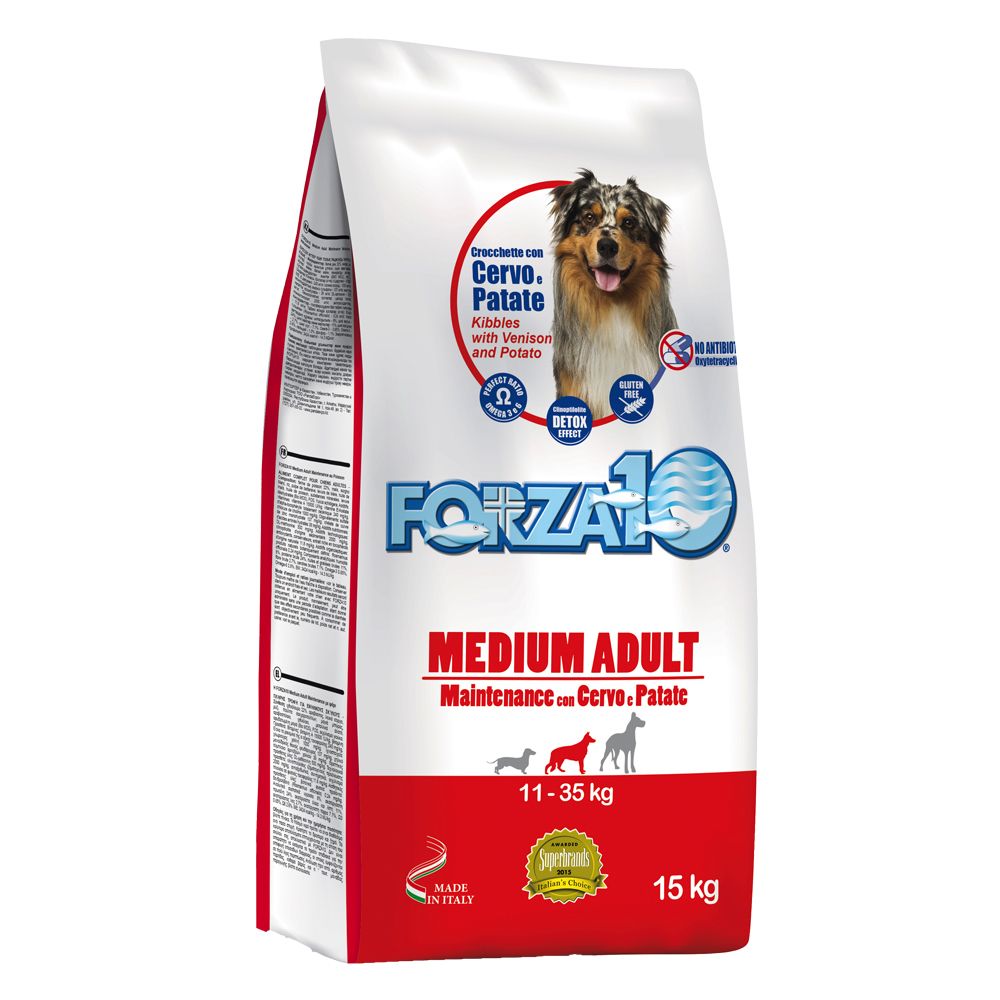 Forza 10 Medium Maintenance mit Hirsch & Kartoffeln - 15 kg