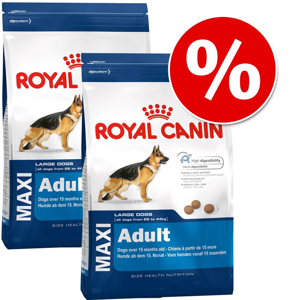 Image of Pack Ahorro: Royal Canin 2x15/13/12/10/8 kg - Giant Adult - 2 x 15 kg 03182550703079